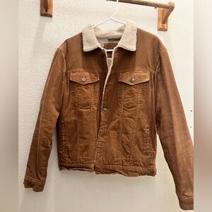 Brandy Melville corduroy Sherpa jacket